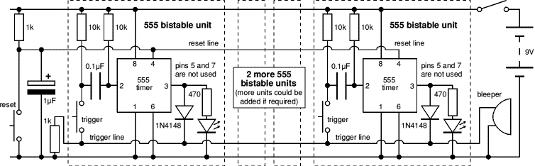 Circuit diagram for quiz project